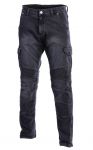Spodnie Motocyklowe Jeansowe Męskie Jeans Stretch SQUARE BLACK 2-warstwowa rozmiar 32 7SQU19MQ-00